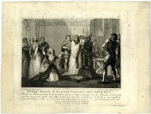As últimas horas de Maria Stuart, Rainha dos Escoceses de John Francis Rigaud