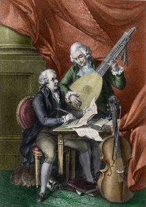 Wolfgang Amadeus Mozart e Franz Joseph Haydn