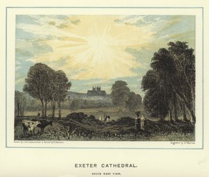 Catedral de Exeter, vista a sudoeste