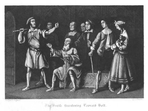 ilustração para The Plague of London (1665) para William Harrison Ainsworth Old Saint Paul