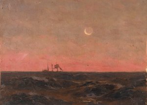 Paisagem marítima, c.1900 (óleo sobre tela)
