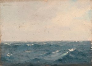 Paisagem marítima, c.1900 (óleo sobre tela)