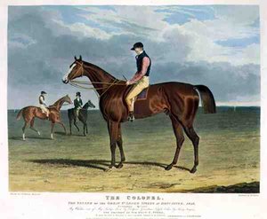 "O Coronel", o Vencedor das Estacas do Grande St. Leger em Doncaster de John Frederick Herring Snr