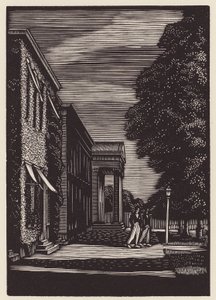 Cambridge: Downing (xilogravura)
