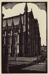 Catedral de Ely: O East End (xilogravura) de John Frederick Greenwood