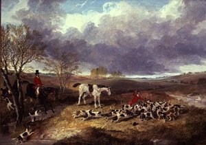 A caça ao Cambridgeshire: a Morte (óleo sobre tela)