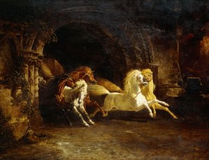 Cavalos de Duncan, 1842 de John Frederick Herring Senior