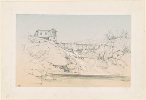 Construção por uma barragem de John Frederick Kensett