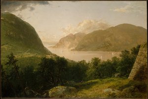 Cena do rio Hudson de John Frederick Kensett