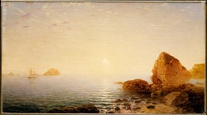 Paisagem marítima de John Frederick Kensett