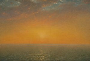 Pôr do sol no mar, 1872.