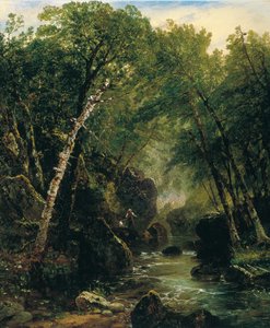Pescador de trutas de John Frederick Kensett