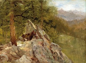 Paisagem ocidental de John Frederick Kensett