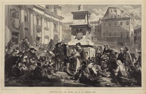 Dia de Páscoa em Roma