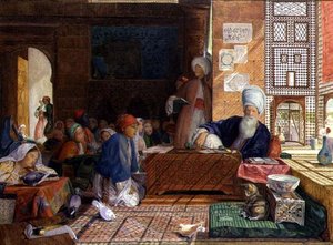 Interior de uma escola, Cairo (wc) (ver também 22700)