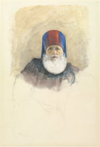 Estudo para Mehmet Ali Pasha de John Frederick Lewis