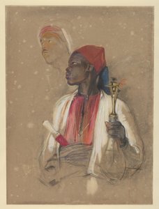 Estudo para «O portador de cachimbo» de John Frederick Lewis