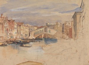 Veneza: O Grande Canal e Rialto de John Frederick Lewis