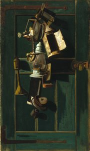 Porta com lanternas, c.1880