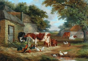 Pátio, 1856 de John Frederick Herring Senior
