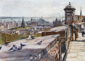 Edimburgo do castelo de John Fulleylove