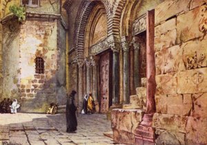 Entrada, para, a, igreja, de, a, santissimo, sepulchre de John Fulleylove
