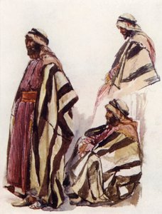 Fellah in Holiday Dress (cor litho) de John Fulleylove