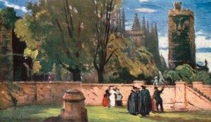 New College (litografia a cores) de John Fulleylove