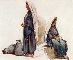 Estudos de mulheres camponesas sírias de John Fulleylove