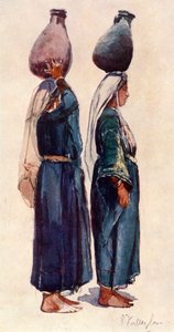 Estudos de camponesas sírias, 1902. de John Fulleylove