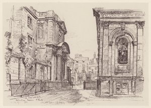 Museu Ashmolean (litografia) de John Fulleylove