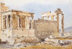 O Erechtheum (aguarela) de John Fulleylove