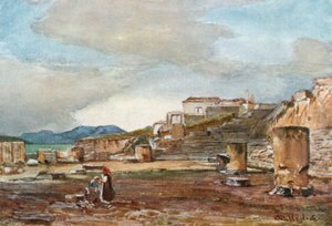 O Salão do Grande Templo dos Mistérios, Eleusis de John Fulleylove