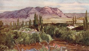 O Monte da Tentação, de Jericó de John Fulleylove