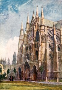 O Transepto Norte (litografia a cores) de John Fulleylove