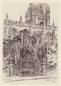 O Pórtico de Santa Maria (litografia) de John Fulleylove