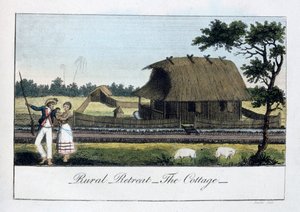 Retiro rural, The Cottage, 1813 de John Gabriel Stedman