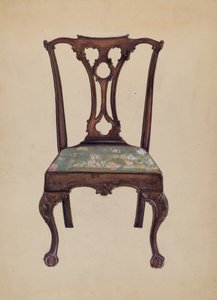 Cadeira Lateral Chippendale de John Garay