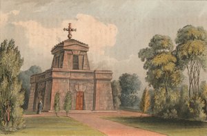 Mausoléu em Trentham, 1824. de John Gendall