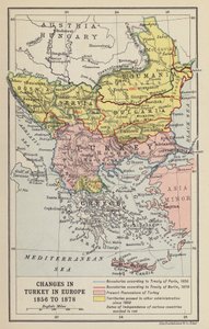 Evolução da Turquia na Europa de John George Bartholomew