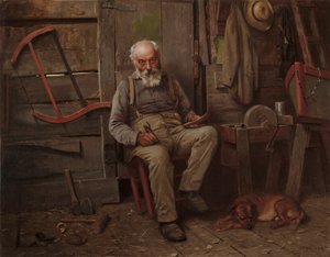 Construtor de barcos, c. 1904 de John George Brown