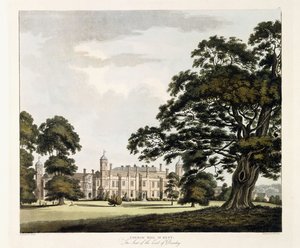 Cobham Hall em Kent, 1800 de John George Wood