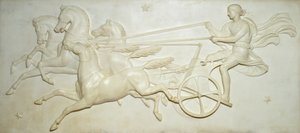 Relevo de Phaeton a conduzir o carro do sol (mármore)