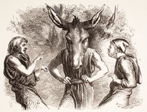 Ilustração para Sonho de uma Noite de Verão, da &39;The Illustrated Library Shakespeare&39;, publicada em Londres, 1890 de John Gilbert