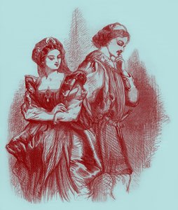 Much Adopção sobre Nada por William Shakaespeare de John Gilbert