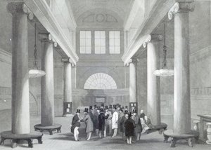 Bolsa de Valores, gravada por Henry Melville, c.1842 de John Gilbert