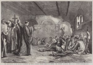 Os conspiradores nos apartamentos privados de Thomas a&39;Becket pouco antes de seu assassinato, o primata que se dirige a Tracy de John Gilbert