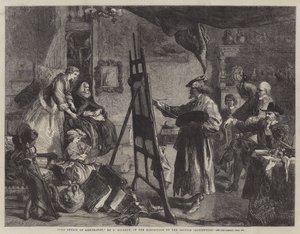 O estúdio de Rembrandt de John Gilbert