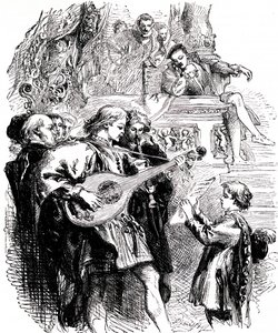 A peça de William Shakespeare de John Gilbert