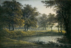 Noite (aguarela sobre papel) de John Glover